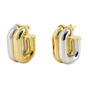 Orecchini Rabanne in alluminio oro