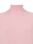 Kangra Cashmere Collo Cratere Manica Raglan Con Spacchi