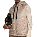 Max mara il cubo il cubo verde gilet con cappuccio