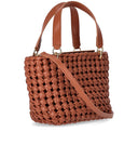 Themoirè Kobo Hellbraune Handtasche