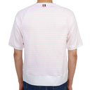Thom Browne gestreiftes Baumwoll -T -Shirt