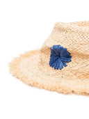 Paul Smith Paul Smith Floral Embroidery Straw Hat