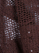 Kangra Cashmere Coreana Ricamo Cornely +Paillettes