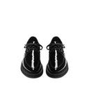 Derbies en cuir en peluche Saint Laurent