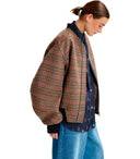 Essentiel Antwerpiti Brown Bomber夹克