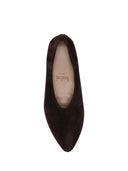 La Rose Umber Brown Suede Babu Shoes