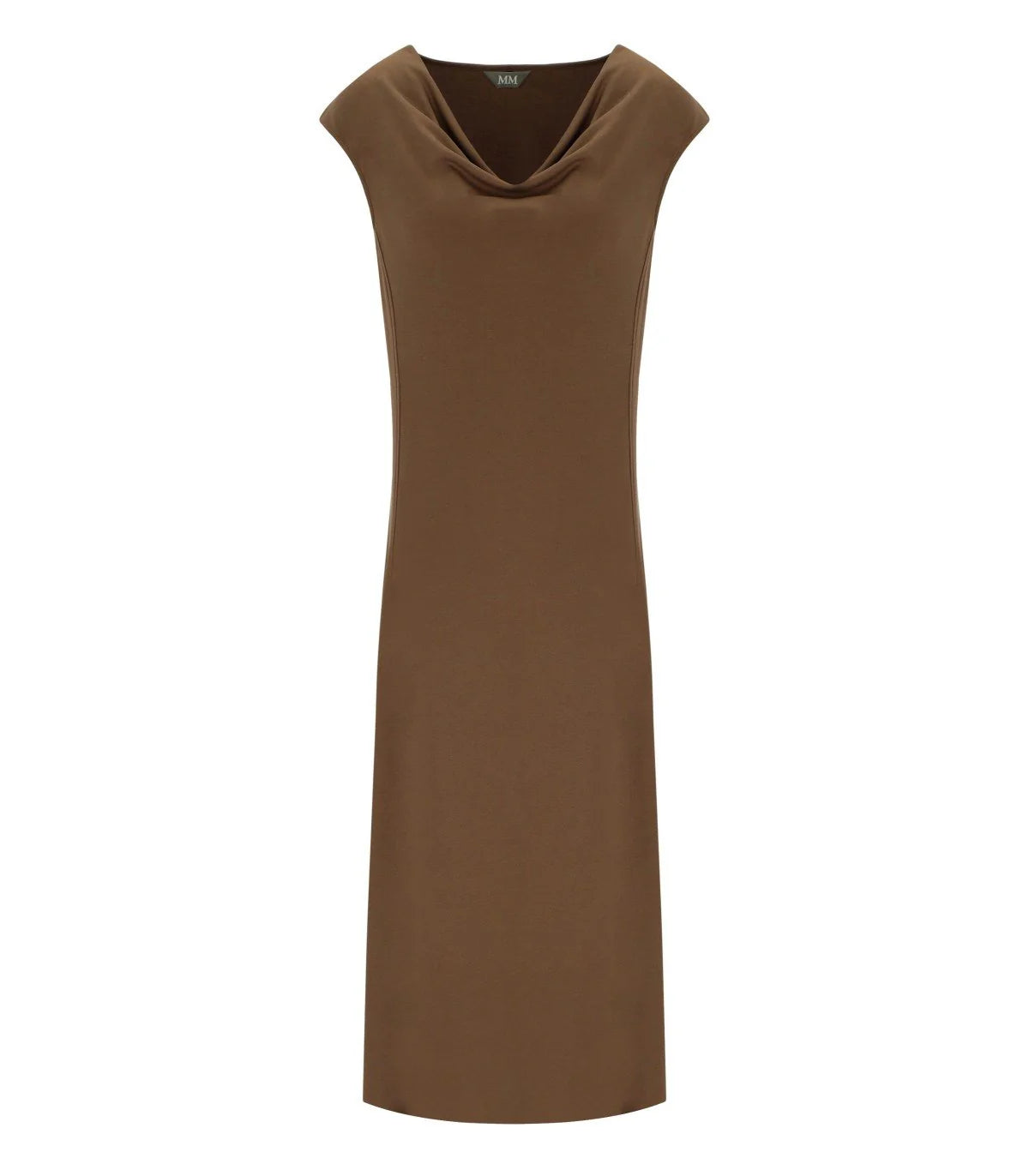Mm Max Mara Vetusta Brun Lang Kjole