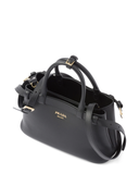 Prada Logo Lettering Leather Tote Bag