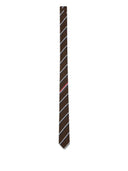 Thom Browne Classic Tie In Shadow Stripe Pique Weave