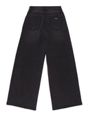 Twin Set Girl Pantalone Ampio In Denim Delavato