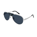 Cartier Ct0034 S Santos De Cartier Silver