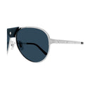 Cartier Ct0034 S Santos De Cartier Silver