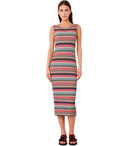 Abito midi multicolore Weekend Snob di Max Mara