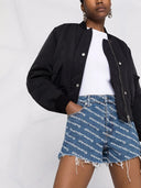 Alexander Wang Denim Shorts With Print