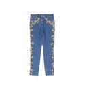 Jeans in denim di cotone Moschino Couture Couture
