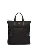 Prada Re Nylon Saffiano Leather Tote Bag