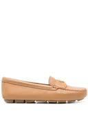Prada Triangle Logo Leather Driving Loafers