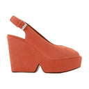 Dylan9 Sandals Clergerie Orange Leather