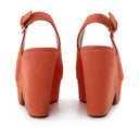 Dylan9 Sandals Clergerie Orange Leather