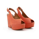 Dylan9 Sandals Clergerie Orange Leather