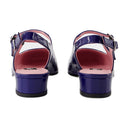 Peche sandales carel en cuir bleu
