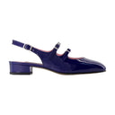 Peche sandales carel en cuir bleu