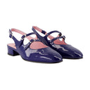 Peche sandales carel en cuir bleu