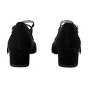 Pumps chevaliers en cuir noir carel