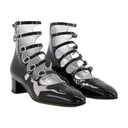 Xena Babies Carel Patente de cuero Negro