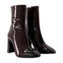 Donna Ankle Boots Carel Patent Leather Brown/Black