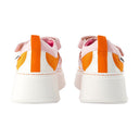Zapatillas de deporte Baskina de cuero carel naranja/rosa
