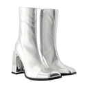 Botas lunar carel cuero metálico