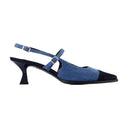 Cecile Pumps Carel Cotton Blue