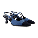 Cecile Pumps Carel Cotton Blue