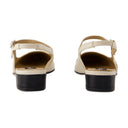 Oceano Flat Shoes Carel Leather Beige