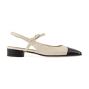 Oceano Flat Shoes Carel Leather Beige