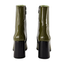 Donna Boots Carel Patent Leather Khaki/Black