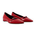 Emilie Ballerinas Carel Leather Red