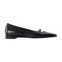 Emilie Ballerinas Carel Leather Black