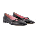 Emilie Ballerinas Carel Leather Black