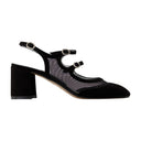 Bananight Sandals Carel Leather Black