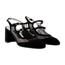 Bananight Sandals Carel Leather Black