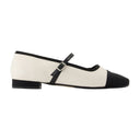 Gisele Ballerinas Carel Leather White