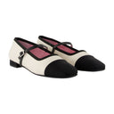 Gisele Ballerinas Carel Leather White