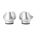 Eloise Ballerinas Carel Leather Silver