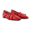 Eloise Ballerinas Carel Leather Red