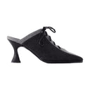 Corset Sandals Carel Canvas Black