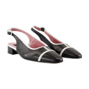 Elisa Sandals Carel Leather Black