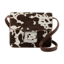 ميشيل 25 Crossbody Carel Leather White