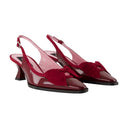 Marquesa sandalias carel cuero burdeos